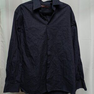 Perry Ellis Black Dress Shirt